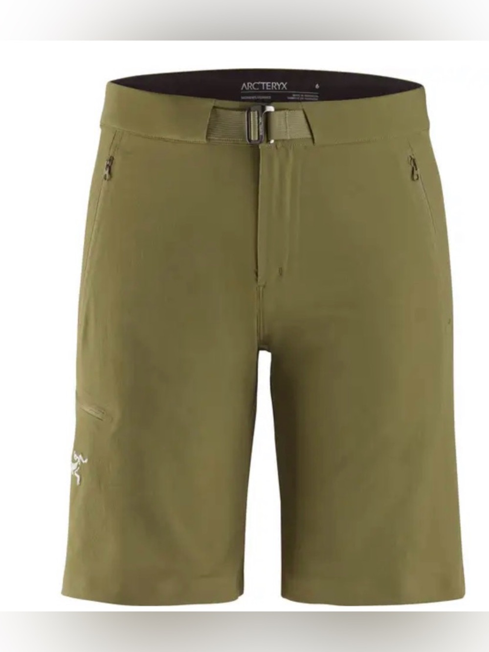 Arc'teryx Gamma LT Short In Army Green Color . Size 8